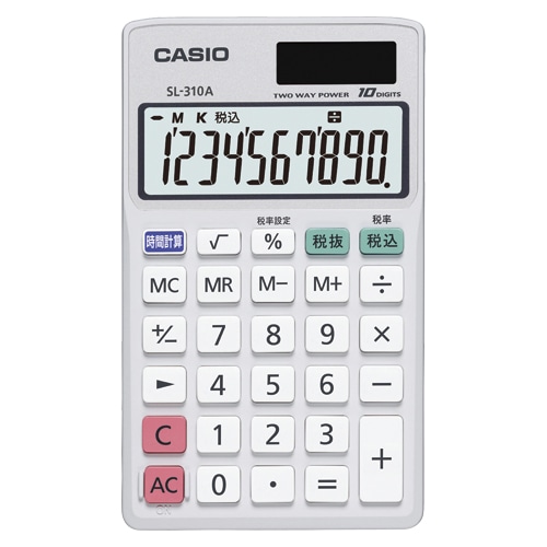 カシオ計算機 電卓 SL-310A-N 1個