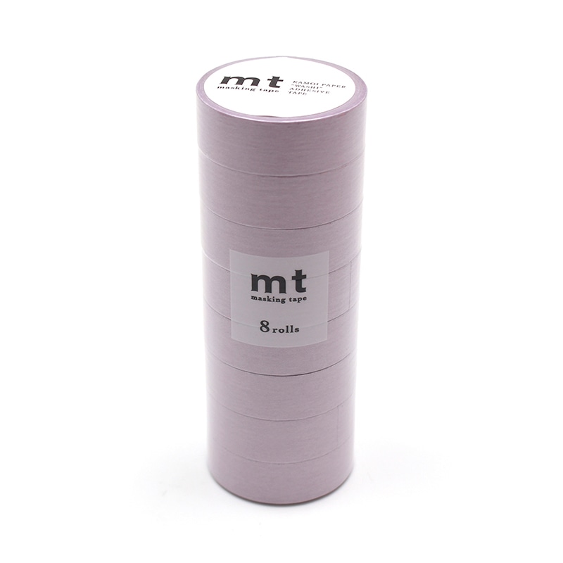 カモ井加工紙 マスキングテープ　mt　 パステルラズベリー MT08P494　8巻/パック（ご注文単位1パック）【直送品】