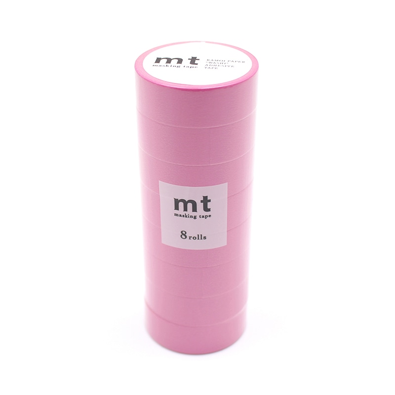 カモ井加工紙 マスキングテープ mt マットピンク MT08P509 8巻/パック(ご注文単位1パック)【直送品】