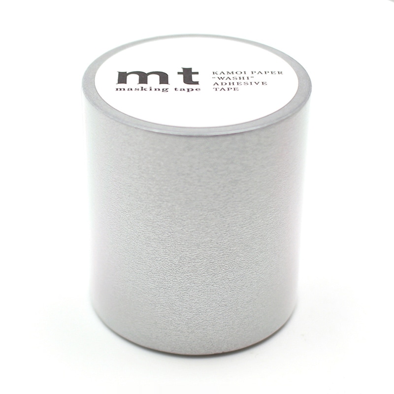 カモ井加工紙 マスキングテープ mt 1P 銀 MT5W206 1巻（ご注文単位1巻）【直送品】
