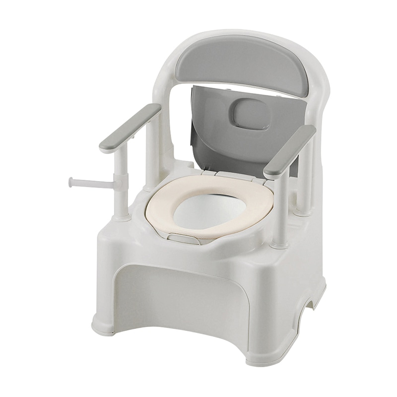 ポータブルトイレきらく PY2型 47540 やわらか便座 1個(ご注文単位1個)【直送品】
