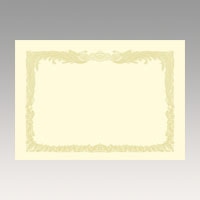 ササガワ 賞状用紙 B4縦書用　1冊10枚袋入 10-1077　クリーム　B4縦書 1冊（ご注文単位10冊）【直送品】
