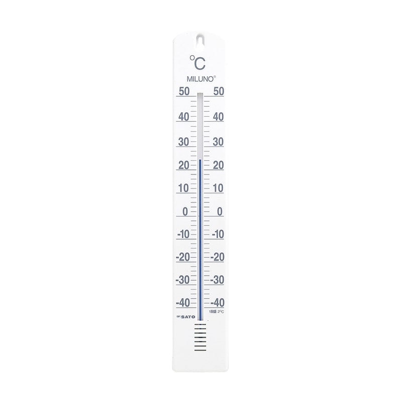 大型寒暖計ミルノ 1517-00 ホワイト 40-50 1個(ご注文単位1個)【直送品】