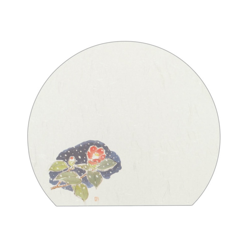 大黒工業 半月マット 342 薮椿 No.342 100枚/袋(ご注文単位1袋)【直送品】