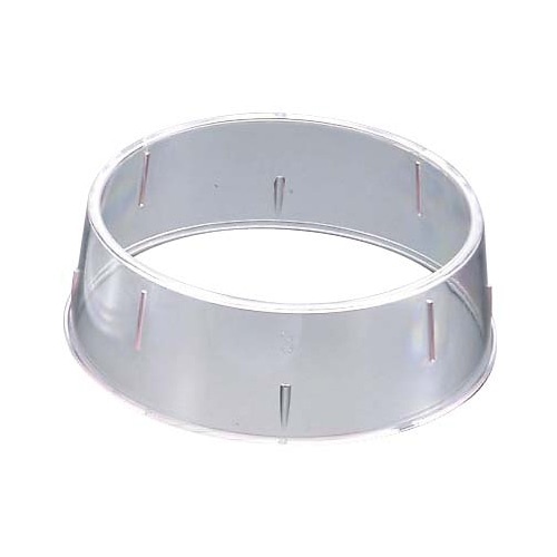 エンテック ポリカーボネイト 丸皿枠 W-21 18~20cm用 1個(ご注文単位1個)【直送品】