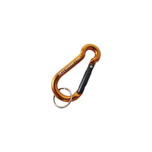 藤原産業 SK11 アルミカラビナ C 5×50mm ゴールド SAC-550C 1個（ご注文単位3個）【直送品】