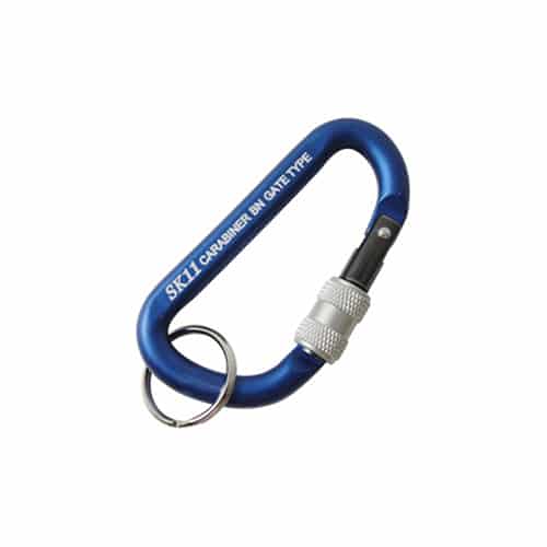 藤原産業 SK11 ロックカラビナ BN 6×60mm ブルー SAC-660BN 1個（ご注文単位2個）【直送品】