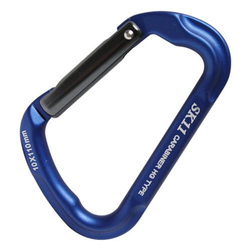 藤原産業 SK11 アルミカラビナ HG 10×110mm ブルー SAC-HG 1個（ご注文単位1個）【直送品】