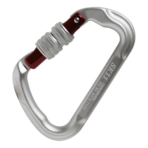 藤原産業 SK11 ロックアルミカラビナ HG 10×110mm シルバー SAC-HGN 1個（ご注文単位1個）【直送品】