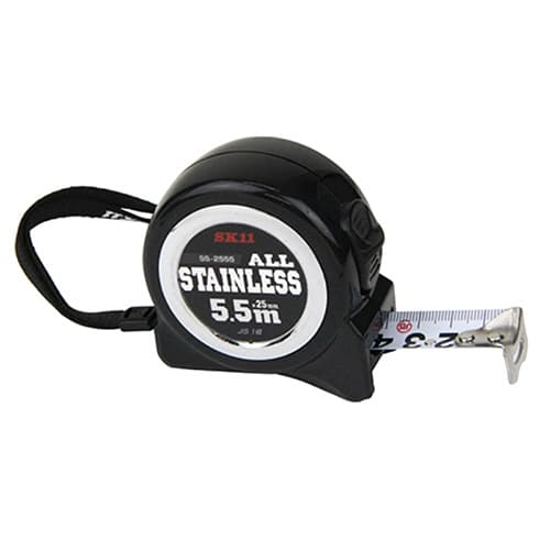 藤原産業 SK11 コンベックス オールステンロック 25mm 5.5m SS-2555 1個（ご注文単位1個）【直送品】
