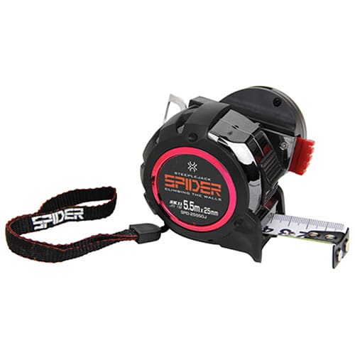 藤原産業 SK11 スパイダー コンベックス 25mm 5.5m SPD-2555GJ-H 1個（ご注文単位1個）【直送品】