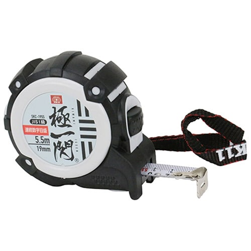 藤原産業 SK11 極一閃コンベックス オートストップ 19mm 5.5m SKC-1955 1個（ご注文単位1個）【直送品】