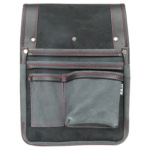 藤原産業 SK11 マチ付革製釘袋 BL SMK-1M 1個（ご注文単位1個）【直送品】