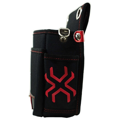 藤原産業 SK11 小型腰袋 2段 ブラック SPD-JY05-B 1個(ご注文単位1個)【直送品】