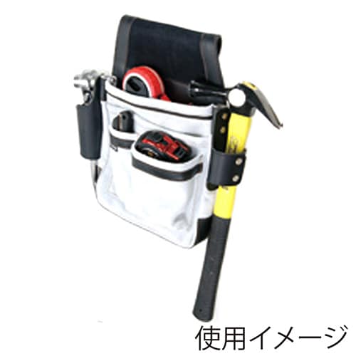 藤原産業 E-Value 革釘袋 ホルダー付き EMK-3MH-N 1個(ご注文単位1個)【直送品】