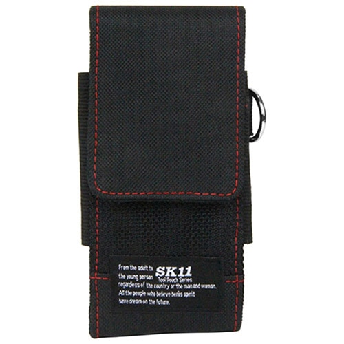 藤原産業 SK11 スマートフォンケース レッド F-729 RED 1個(ご注文単位1個)【直送品】
