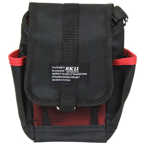 藤原産業 SK11 チョークバッグ レッド F-744 RED 1個(ご注文単位1個)【直送品】