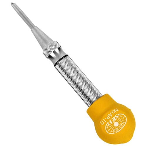 藤原産業 SK11 オートセンターポンチ 超硬チップ付 130mm AP10 1本（ご注文単位1本）【直送品】