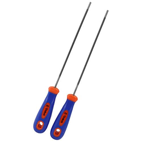 藤原産業 E-Value チェンソーヤスリ 2本組 1パック（ご注文単位1パック）【直送品】