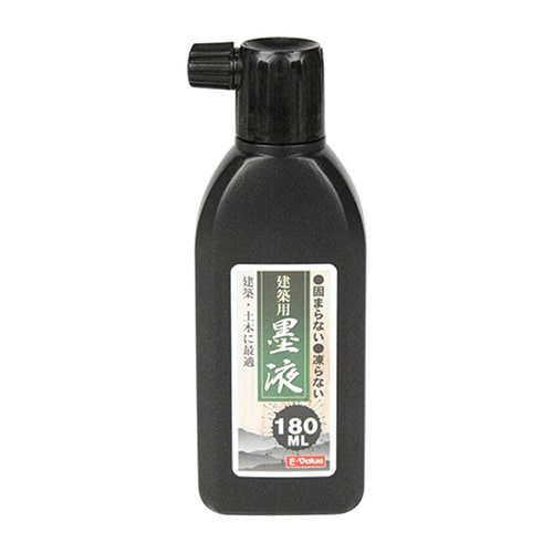 藤原産業 E-Value 建築用墨液 180ml 1本（ご注文単位5本）【直送品】