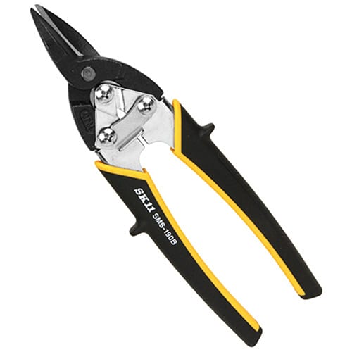 藤原産業 SK11 金切鋏 倍力型 ミニ SMS-190B 1本（ご注文単位1本）【直送品】
