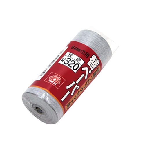 藤原産業 SK11 研磨ブロックセット用 替ペーパー 64mm巾用 #320 1巻（ご注文単位1巻）【直送品】