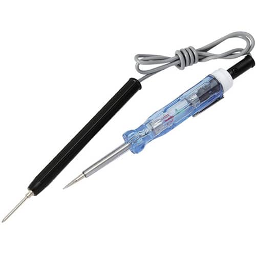 藤原産業 SK11 LED検電ドライバー 2.8V～24V用 NO.650A 1本（ご注文単位1本）【直送品】