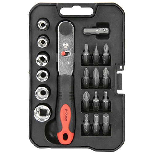 藤原産業 E-Value ラチェットドライバーセット オフセット ERD-120 1セット（ご注文単位1セット）【直送品】