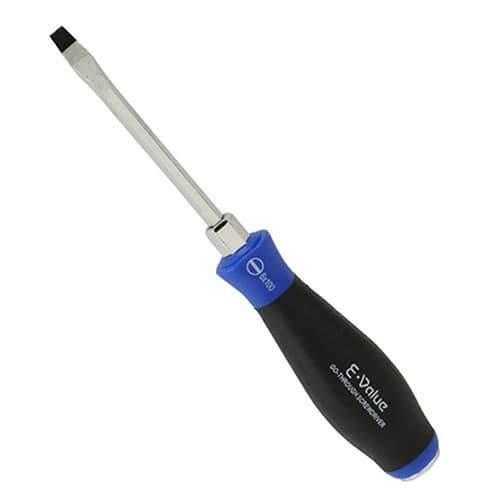 藤原産業 E-Value 貫通ドライバー マイナス6mm GDM-6T 1本（ご注文単位3本）【直送品】