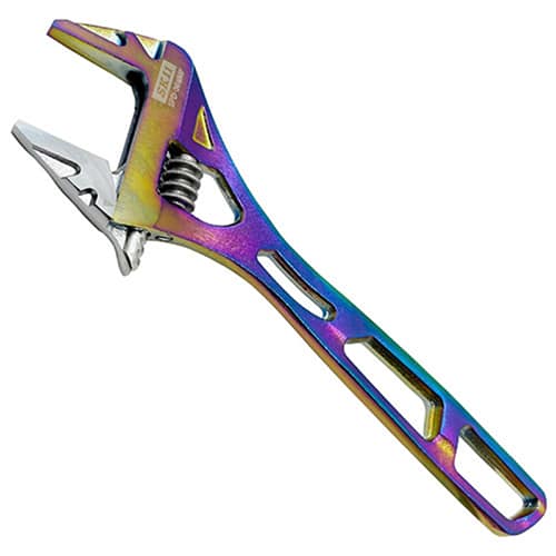 藤原産業 SK11 ワイドモンキレンチ 虹色チタンコーティング 最大口幅36mm SPD-36WMP 1本（ご注文単位1本）【直送品】