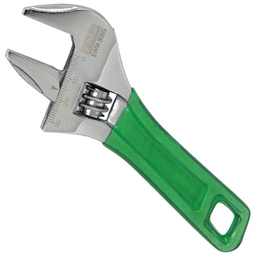 藤原産業 E-Value ショートワイドモンキレンチ 最大口幅30mm EWM-30SG 1本（ご注文単位1本）【直送品】