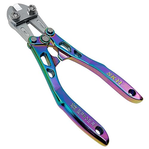 藤原産業 SK11 アルミボルトクリッパー 曲がりハンドル 虹色チタンコーティング 250mm SPD-B250P 1本（ご注文単位1本）【直送品】