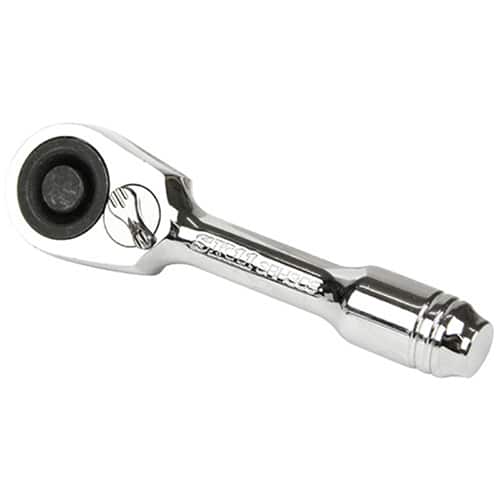 藤原産業 SK11 スタビーラチェットハンドル 差込角9.5mm SRH3CS 1本（ご注文単位1本）【直送品】