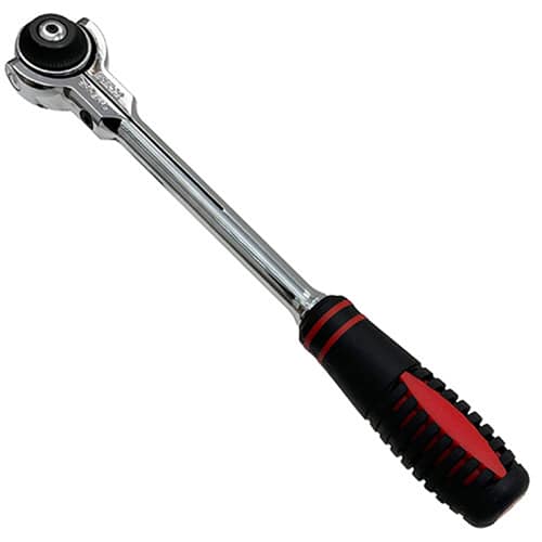 藤原産業 SK11 スイベル ラチェットハンドル 差込角9.5mm SRH3FRL 1本（ご注文単位1本）【直送品】