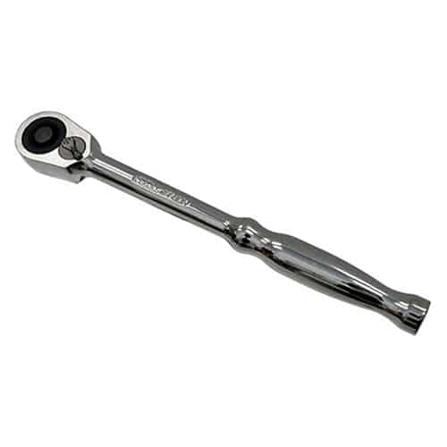 藤原産業 SK11 コンパクト ラチェットハンドル 差込角9.5mm SRH3CH 1本（ご注文単位1本）【直送品】