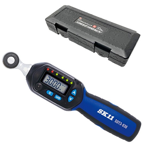 藤原産業 SK11 デジタルトルクレンチ 差込角9.5mm 1.5~30N・M SDT3-030 1本(ご注文単位1本)【直送品】