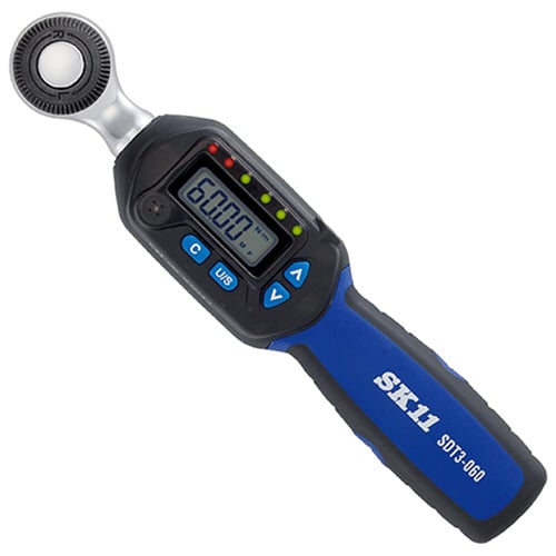 藤原産業 SK11 デジタルトルクレンチ 差込角9.5mm 3.0～60N・m SDT3-060 1本（ご注文単位1本）【直送品】