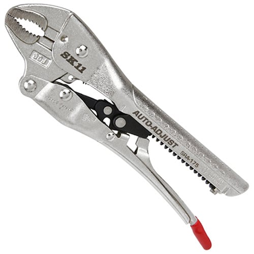 藤原産業 SK11 オートアジャスト ロッキングプライヤー 172mm SRA-175 1本(ご注文単位1本)【直送品】