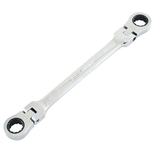 藤原産業 SK11 ダブルフレックスラチェットレンチ 12mm/14mm MFR1214N 1本(ご注文単位1本)【直送品】