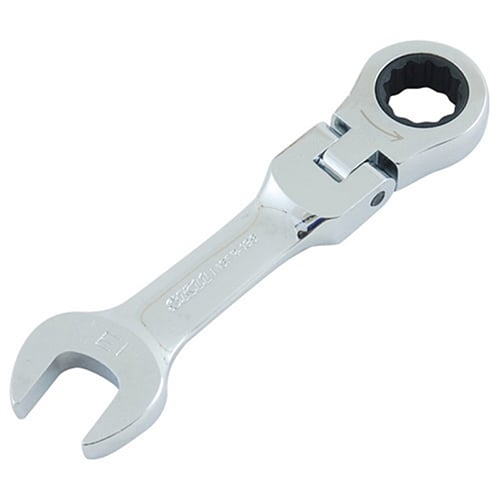 藤原産業 SK11 ショートフレックス ラチェットレンチ 13mm MSFR-13S 1本（ご注文単位1本）【直送品】