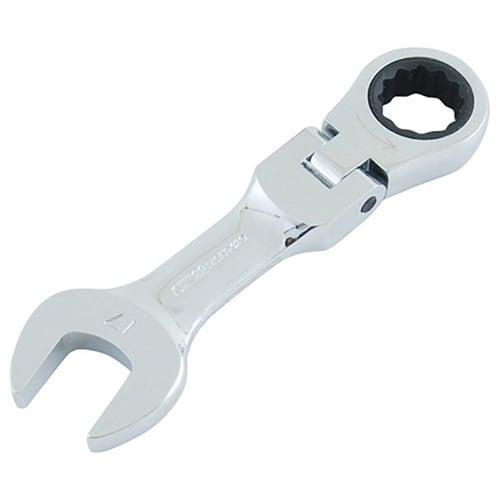 藤原産業 SK11 ショートフレックス ラチェットレンチ 17mm MSFR-17S 1本（ご注文単位1本）【直送品】