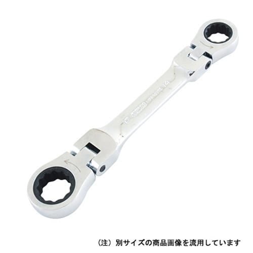 藤原産業 SK11 ショートダブルフレックスラチェットレンチ 12mm/14mm MFR1214S 1本(ご注文単位1本)【直送品】