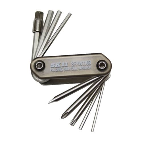 藤原産業 SK11 フォールディングレンチセット 10本組 SFHW110B 1個（ご注文単位1個）【直送品】