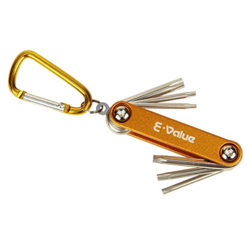 藤原産業 E-Value フォールディングレンチセット トルクスネジ 6本組 EFHW206T 1個（ご注文単位2個）【直送品】