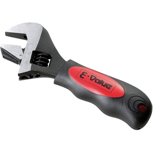 藤原産業 E-Value 2WAY ショートモンキーレンチ ESM-160 1本（ご注文単位1本）【直送品】