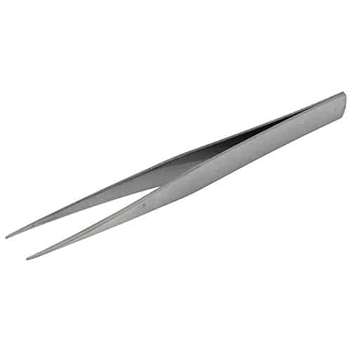 藤原産業 SK11 弱電用ステンレスピンセット 直型 125mm NO.1N 1本（ご注文単位2本）【直送品】