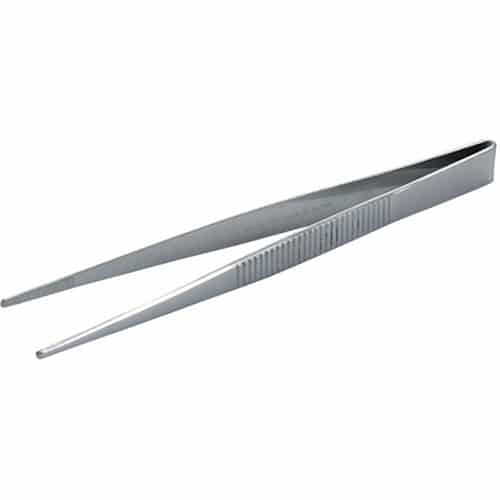 藤原産業 SK11 ステンレスピンセット 普及型 直型 125mm NO.5 1本（ご注文単位5本）【直送品】