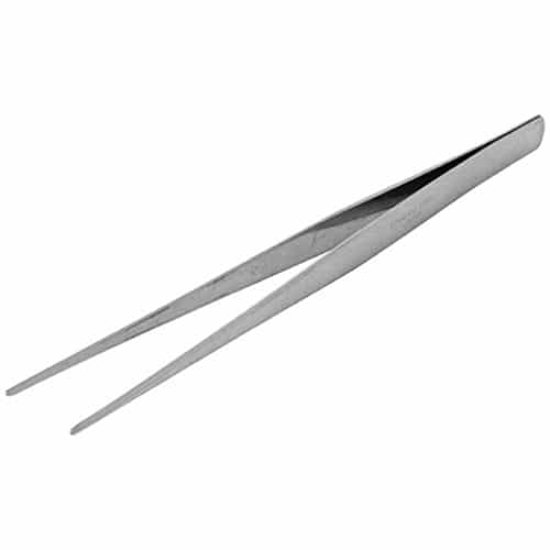 藤原産業 SK11 ステンレスピンセット 精密用 直型 先太 150mm ST-3 1本（ご注文単位2本）【直送品】