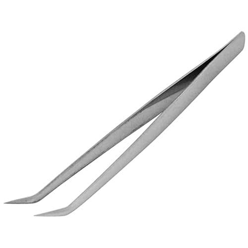 藤原産業 SK11 ステンレスピンセット 精密用 先曲型 先細先長 150mm ST-8 1本（ご注文単位1本）【直送品】
