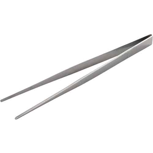 藤原産業 SK11 ステンレスピンセット 普及型 直型 180mm NO.18 1本（ご注文単位2本）【直送品】